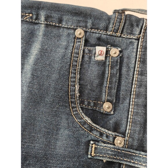 AG Adriano Goldschmied The Angel Jeans Womens 32R Blue Bootcut Flare Denim USA - Picture 9 of 14